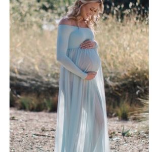 Maternity photo shoot dress